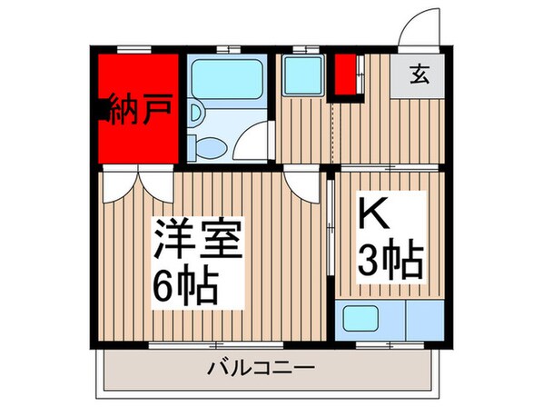 さくら参番館の物件間取画像